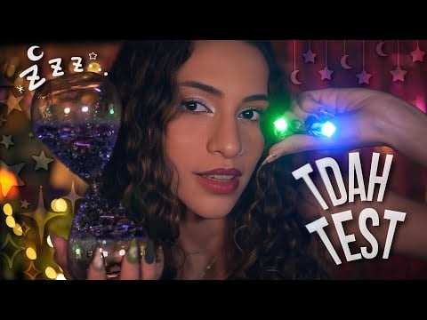 ASMR Teste de TDAH 🌀–Seu cérebro vai aguentar?😬Para Mentes Inquietas e Para Quem Não Consegue Focar💤