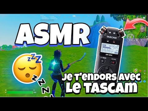 ASMR Français • JE T’ENDORS AVEC LE TASCAM ! 😴 (triggers et chuchotement intense)