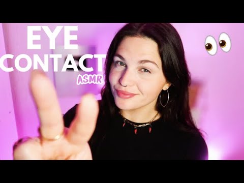 ASMR avec EYE CONTACT !