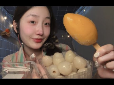 ”KC Sleep Aid” summer limited: cool ice cream taste mango lychee! It's so refreshing to have a bite.