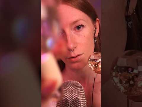 Sparkly gold visuals and water sounds ⭐ #relax #visualtingle #asmr