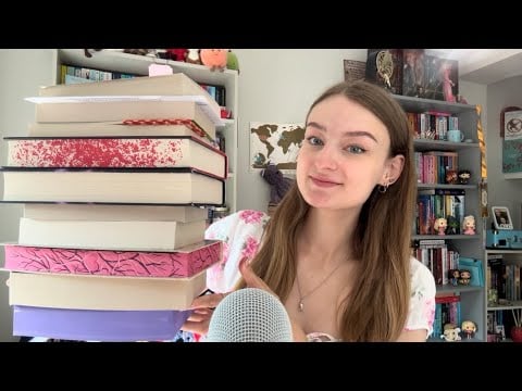 ASMR 20+ Book Haul! (Book triggers and close whispers) 