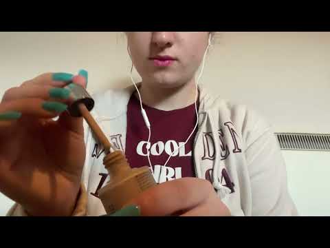 ASMR fast & aggressive makeup on you💄💆‍♀️ lofi asmr ||| brushing, rummaging & plumpering your face