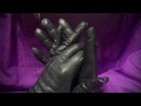 LEATHER GLOVES 🖤  SIMPLE RELAXING  [[ASMR]]