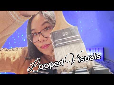 ASMR POV Lofi Keyboard Triggers For Sleep - Brushing & Build Up Scratching (Looped)⌨️ 💤