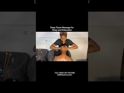 Ultimate Relaxation 💆🏽‍♀️ Deep Massage + Ear Cleaning & Ear Eating