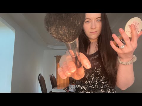 ASMR Doing Your Makeup For Your Wedding (rummaging & brush sounds)