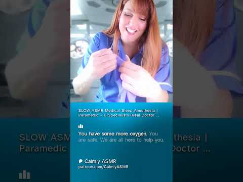 SLOW ASMR Hospital | Paramedic + Surgeon  #relax #tingles