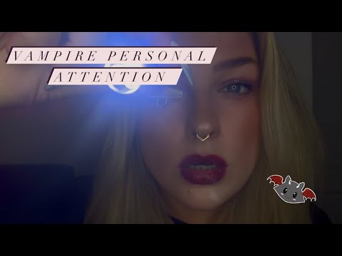 Vampire examines you before feeding ASMR #personalattention #vampire #asmr #asmrsounds #asmrvideo