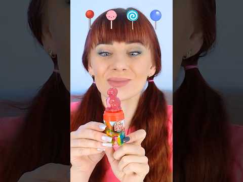 ASMR Emoji Lollipops, Giant Lollipop VS Small Lollipop  #mukbang #eatingsounds