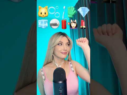 Emoji Challenge ASMR😱 Which one is your favourite? #asmr #shorts #fyp #emojichallenge