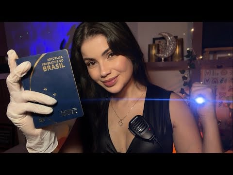 ASMR | Segurança do Aeroporto Revistando Seu Corpo Inteiro 🔍✈️