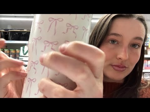 ASMR in british convenience store 🤗🛍️(chaotic tapping, glass sounds, lid sounds)
