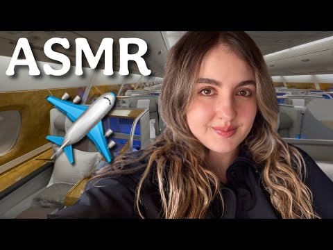 ASMR Vlog ASI es viajar en el AVIÓN MÁS GRANDE DEL MUNDO 🌎 ✈️