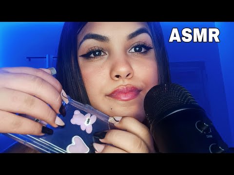 ASMR SONS DE BOCA E TAPPING EXTREMAMENTE RELAXANTE 👄💦💅🏼 (Durma aqui)