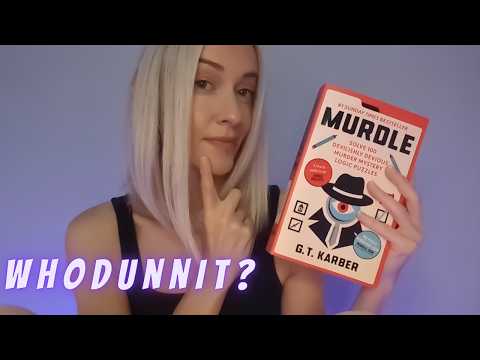 ASMR | 🔍Let's solve a Murdle mystery case 🧐