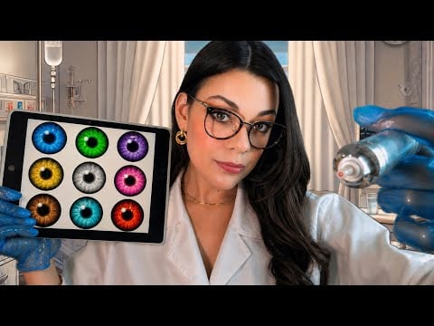 ASMR: Trocando A Cor Dos Seus Olhos 🔴⚫️🟢