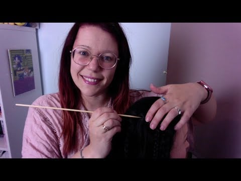 ASMR ROLEPLAY HAIR PLAY ENERGY PLUCKING SCALP CHECK GUIDED MEDITATION PERSONAL ATTENTION