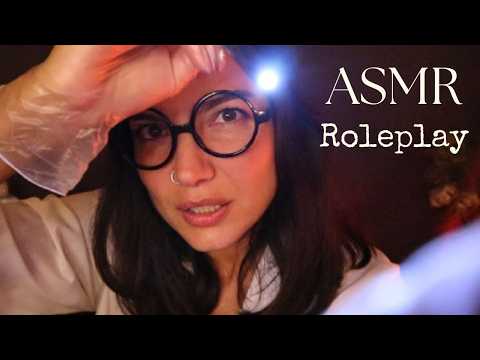 ASMR ROLEPLAY MEDICAL 👀 Examen bizarre des yeux !