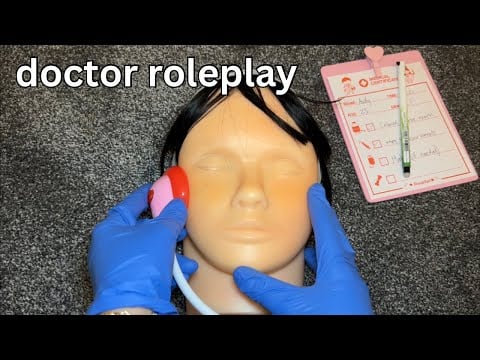 ASMR full check-up doctor roleplay
