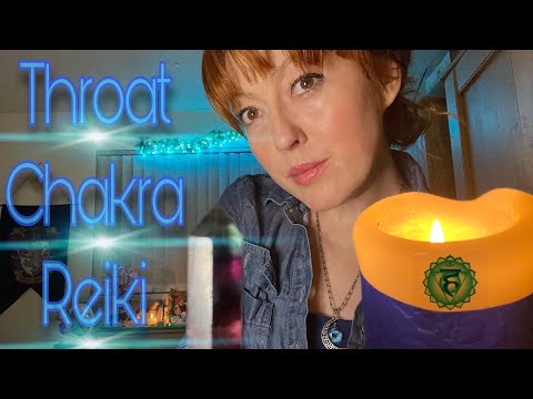 Throat Chakra Healing & Activation | 20 Minute Reiki ASMR | Communication & Authenticity