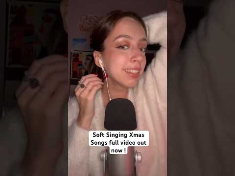 ASMR Soft Singing Christmas Songs (snippet) #asmr #singingasmr #softsinging #christmasasmr