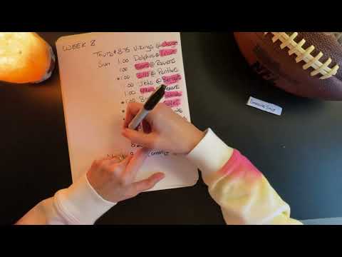 NFL Week 8 Outcomes ~ No Frills ASMR Football for Relaxation 
