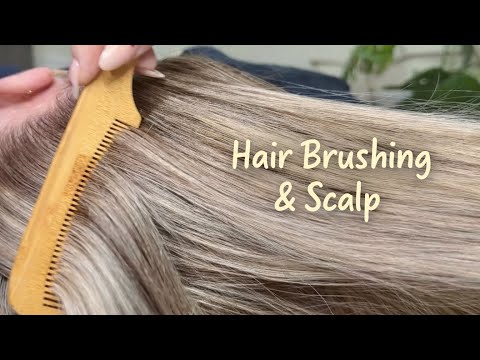 ASMR Hair Brushing & Scalp Sounds for Deep Sleep | 1 Hour Compilation | No Talking