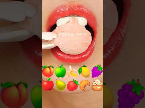 @AngelEATING777 asmr MARSHMALLOW EMOJI FOOD 마시멜로우 먹방 eating sounds