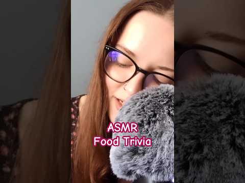 ASMR Food Trivia 🌭 #asmr #shorts