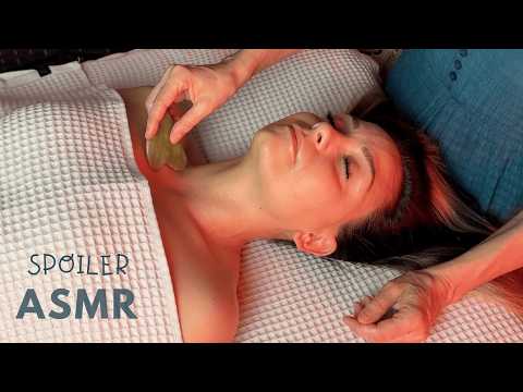 ASMR SPOILER Massaggio Rilassante al VISO con Saraminnie