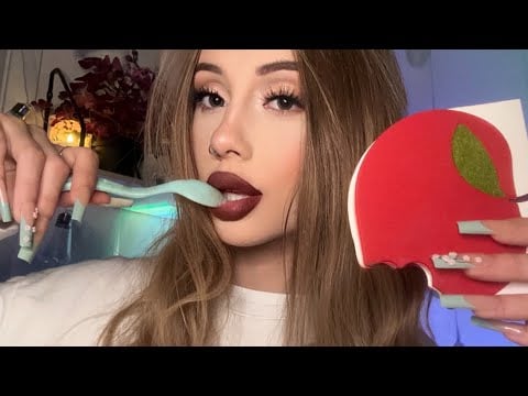 асмр новые звуки рта ♡ ✧*。