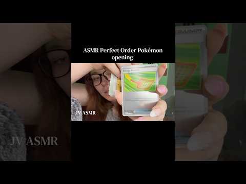 #asmr #pokemon #perfectorder #asmrcardopening #cardopening #triggersforsleep #asmrtingles #relax