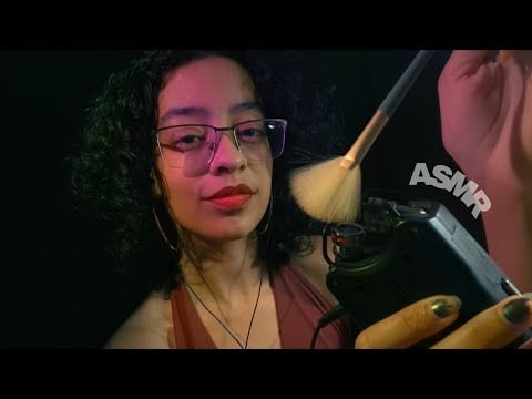 ASMR | PINCÉL NO TASCAM (muito sensível) 🤤