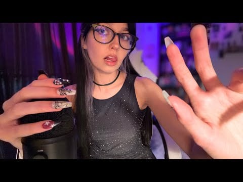 ASMR | Fabric Scratching, Long Nail Tapping, Shoe Tapping, Mouth Sounds