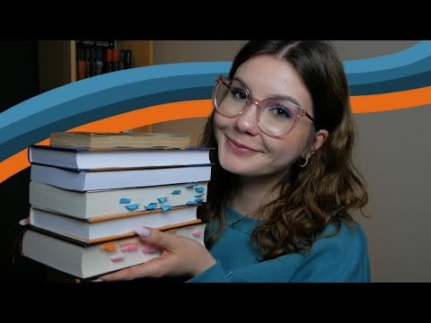 ASMR [PL] | czytelnicze podsumowanie ostatnich miesięcy 📚🤓 | szept, stukanie, długie paznokcie