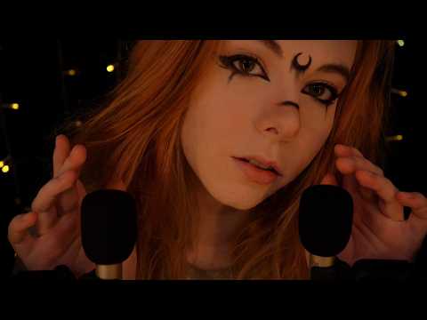 ASMR | Deep & Close Up Ear to Ear Whispering - Ramble, Fireplace Ambience
