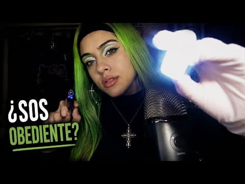ASMR Clínica del Sueño 🌙¿Sos obediente?¿Podes seguir mis instrucciones? 