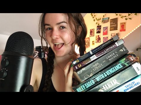 ASMR || Book Haul with lots of bookish triggers📚