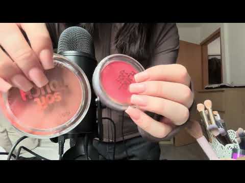 Asmr | doing your makeup in German 