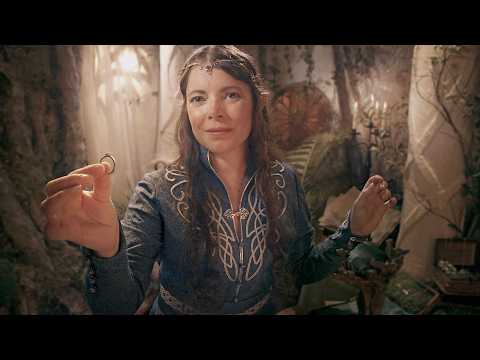 The Elven Jewel Chamber | ASMR Fantasy Roleplay (handling jewellery & trying, personal attention)