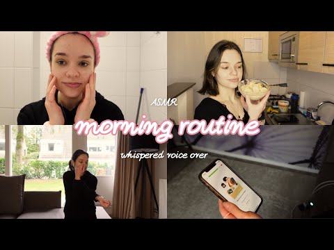 ASMR my mindful morning routine | whispered voice over