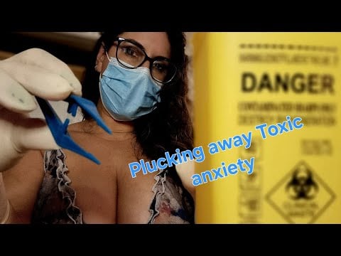 Alex keeper live soothing ASMR sleep aid plucking away anxiety   best glove triggers ever