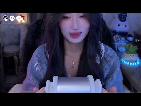3 Hours Aloe Candy Ear Spa ASMR | 3DIO No Talking Binaural Cleaning with Puff & Cloud Knife