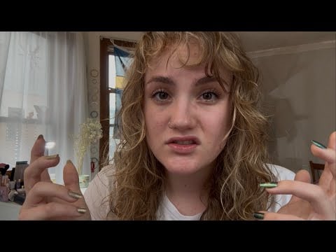 i feel sad and alone so let’s do positive affirmations ASMR grwm (running late on a rainy day)