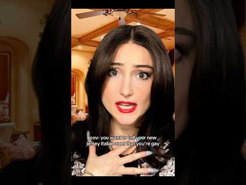 pov: you want to come out to your new jersey italian aunt #asmr