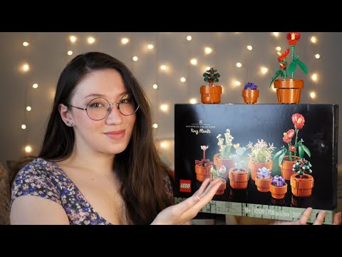 Lego ASMR 🌱 Building Tiny Carnivorous Plants! 🌱 Binaural Soft Spoken Relaxation