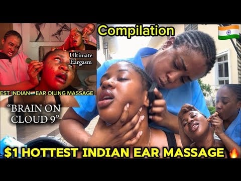 ASMR✨INDOOR STREET INDIAN🇮🇳HEAD& EAR INTENSE MASSAGE,SUSAN 1.0 & SUSAN 2.0 compilation 