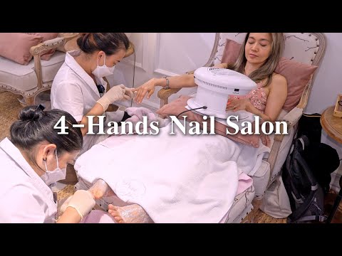 ASMR 💅 4 Hands Pedicure & Manicure at Luxury Beauty Salon in Ho Chi Minh City, Vietnam