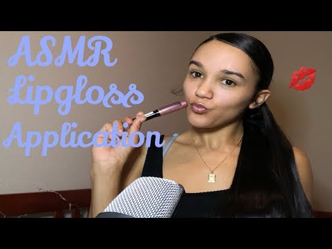 ASMR LIP Gloss Application!!👄